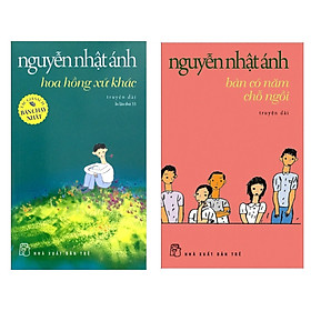 Hình ảnh sách Combo Truyện Dài Đặc Sắc Của Nguyễn Nhật Ánh: Hoa Hồng Xứ Khác + Bàn Có Năm Chỗ Ngồi (Tặng Kèm Bookmark Green Life)