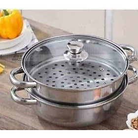 Nồi hấp Inox 2 tầng đa năng