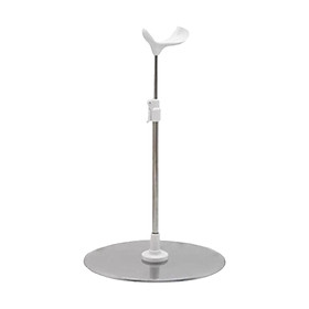 Adjustable Doll Holder Stand with Stainless Steel Base Prop up Girl Dolls