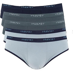 BỘ 05 quần lót nam dạng tam giác cạp chữ (Mẫu 304- cạp chữ)