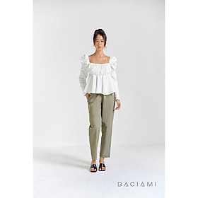 Baciami-Quần Kaki Xếp Ly Eo