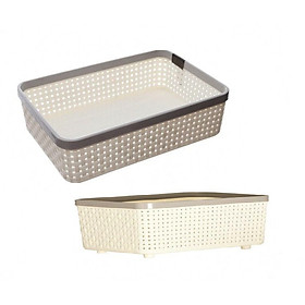 Mua Combo 02 Rố nhựa đựng đồ gia dụng DKW Sang Ah - Nhập khẩu Thái Lan