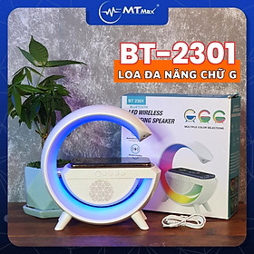 Loa Bluetooth Chữ G BT2301 Chế Độ Led RGB Tích Hợp Sạc Không Dây Siêu Tiện Lợi, Kết Hợp Micro Nghe Gọi