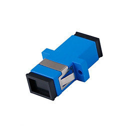 Mua Khớp Nối Đầu Sợi Quang Coupler SC-SC UPC Xanh Dương Đơn