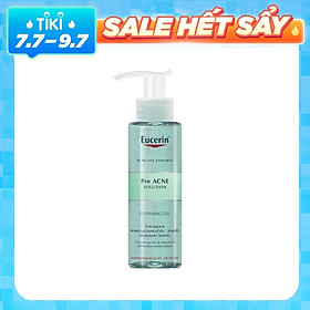 EUCERIN GEL RỬA MẶT DÀNH CHO DA NHỜN MỤN EUCERIN PROACNE CLEASING 200ML