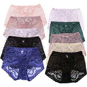 Bộ 10 Quần Lót Ren Cho Người Mập Béo