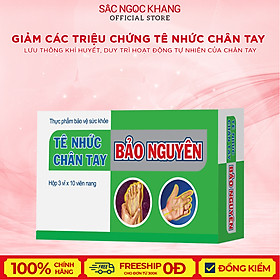 Viên uống tê nhức chân tay xương khớp Bảo Nguyên 30 viên hỗ trợ hỗ trợ chân tay tê nhức, tê mỏi, tê bì, tê cứng, tê buốt, co mỏi, đau nhức xương khớp