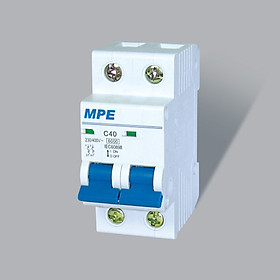 Cầu Dao MCB Aptomat 2 Cực MPE – 63A – 4.5kA (MP4-C263)