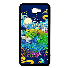 Ốp in cho Samsung Galaxy J7 Prime Phượng Hoàng Xanh - Hàng chính hãng