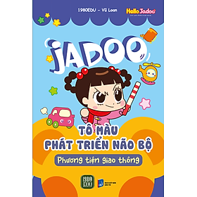 Sách JADOO Tô Màu Và Phát Triển Não Bộ - Phương tiện giao thông