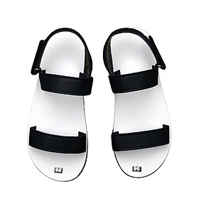 Hình ảnh sandal đồng nai dép quai hậu nam và nữ ( đế trắng quai đen ) size từ 35 nữ đến 43 nam