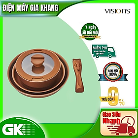 Bộ nồi Visions tay cầm rời VS-DTC-5/JP - Hàng chính hãng (CHỈ GIAO HCM)