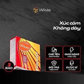 Bao cao su hộp 3 cái tiện lợi, bao cao su có gai, bao cao su kéo dài thòi gian