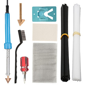 80W Plastic Welding Kit ,Plastic Welder Kit with 40 Rods,1 Mesh,Wire Brush Welder Tools for Car Bumper, Dashboard, Kayak
