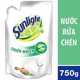 Nước rửa chén sunlight thiên nhiên 1 Túi 750g màu trắng