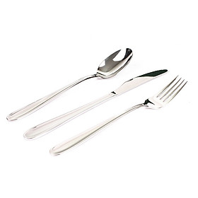 Bộ dao, Muỗng, Nĩa DMN của Nhật Bản inox cao cấp sáng bóng tự nhiên