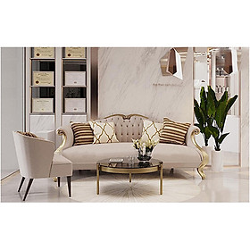 Mua Ghế Sofa Cổ Điển Nhỏ Gọn Thanh Lịch DP-SCD05