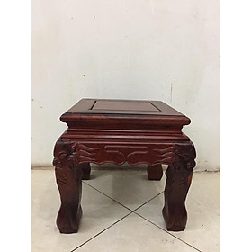 Đôn rồng gỗ hương, kê tượng, kê đồ phong thuỷ, làm ghế ngồi chắc chắn - BH11