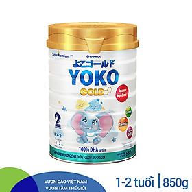 SỮA BỘT GOLD YOKO 2 VINAMILK 850G ̣̣DÀNH CHO BÉ TỪ 1 - 2 Tuổi