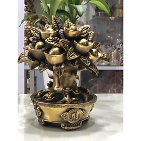 Mua Cây vàng bằng đồng nguyên chất cao 22cm