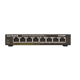Thiết Bị Chuyển Mạch 8 Cổng Switch NETGEAR GS308P 8-Port Gigabit Ethernet Unmanaged With 4 Port PoE - Hàng Chính Hãng