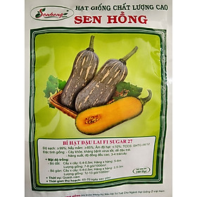 Hạt Giống Bí Đỏ lai F1 Sen Hồng Sugar 27