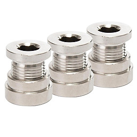 3x M18x1.5mm Threaded Stainless Steel Plug with O2 Oxygen Sensor with Solder Plug