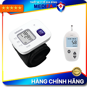 Máy đo huyết áp Omron Hem 6161 + Tặng máy đo đường huyết safe-accu