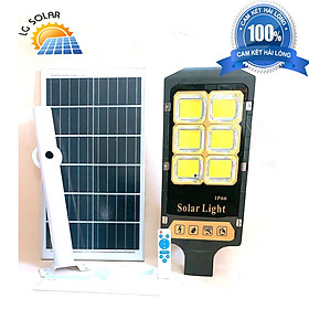 Đèn Đường Năng Lượng Mặt Trời 300W Mẫu Mới VỎ NHÔM DÀY SÁNG NGUYÊN ĐÊM