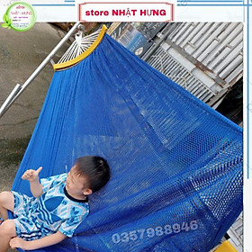 Mua Võng Lưới 2 Lớp Đầu Cán Nhựa Cao Cấp Chất Vải Dày Đẹp Nằm Không Sợ Lật  Võng Lưới Cỡ Lớn