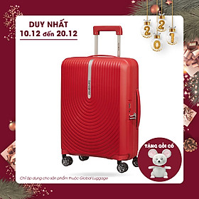 Vali Nhựa Samsonite HI-FI TSA: Chất liệu 100% Polypropylen bền chắc, chống trầy