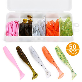 Artificial Soft Fishing Lure Artificial Silicone Worm Bait Fishing Bait Tackle Tool