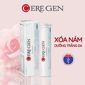 Viên Uống Trắng Da Hỗ Trợ Điều Trị Nám Thâm Tàn Nhang CEREGEN Thành Phần An Toàn 100% Nhật Bản Hiệu Quả Nhanh Cách Làm Trắng Da Mặt Body Toàn Thân Tại Nhà Bằng TPBVSK Công Nghệ Độc Quyền CerePron F Glutathione Collagen Chuẩn GMP Serum DHC Transino Dongsung Dưỡng Kem Cao Cấp - Hộp 18 Viên Dạng Sủi Tiện Lợi