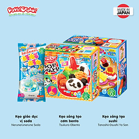 Combo 3 hộp kẹo Popin Cookin đồ chơi sáng tạo ăn được : Cơm Bento + 2 hộp kẹo tự chọn chính hãng