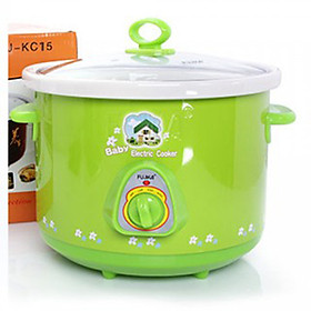 Nồi kho cá lòng nồi trắng,vỏ có 2 màu trắng xanh. dung tích 2L5  240W - Hàng chính hãng