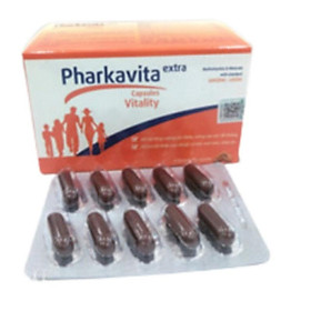 PHARKAVITA Extra Vitality - Multivitamins and Minerals with Standard Ginseng Linzhi - Hộp 60 viên