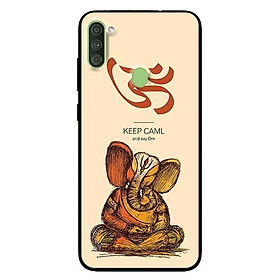 Ốp lưng dành cho Samsung Galaxy A11 mẫu Thần Voi Thiền