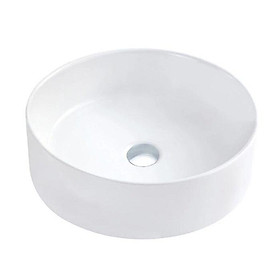 Mua chậu lavabo  chậu rửa mặt đặt bàn sứ trắng  hình tròn  độ bền cao  hàng nhập khẩu Moen BC9903-139
