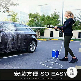 Mua Máy rửa xe tưới cây cao áp siêu sạch dùng pin sạc Lithium pin dùng lâu