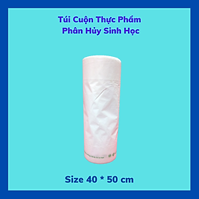 Mua 4 Kí Túi Ni Lông Đựng Thực Phẩm - Phân Hủy Sinh Học - Dạng cuộn - Màu Trắng Sữa - 5 Size / 4 Kilograms Of Bio-Degradable Nylon Food Bags - In Roll - Color Milk White - 5 Sizes