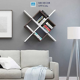 Mua Kệ Gỗ Trang Trí Treo Tường Phá Cách Độc Đáo Thương Hiệu SIB Decor KT505