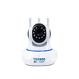Mua Camera IP Wifi Yoosee 3 Râu 2.0M FullHD 1080P 10 đèn hồng ngoại đàm thoại 2 chiều (Trắng) Hàng Nhập Khẩu