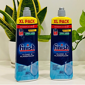 Nuớc rửa chén Finish dùng cho máy rửa bát ( combo 2 chai nước trợ xả Finish 750 ml )