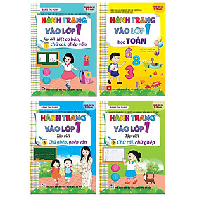 Sách Combo 4 cuốn hành trang vào lớp 1 (Dành cho bé 5 – 6 tuổi) – ndbooks