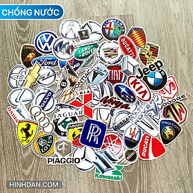 Sticker LOGO SIÊU XE - Dán Trang Trí - Chất Liệu PVC Cán Màng Chất Lượng Cao Chống Nước, Chống Nắng, Không Bong Tróc Phai Màu