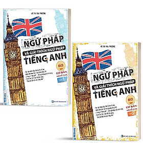 Sách - Combo Ngữ Pháp Và Giải Thích Ngữ Pháp Tiếng Anh Cơ Bản Và Nâng Cao 80/20 (Tập 1 + Tập 2)