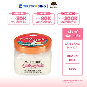 Tẩy tế bào chết cơ thể Tree Hut Shea Sugar Scrub Coco Colada 510g