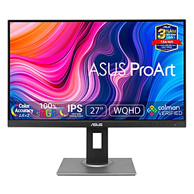 Màn Hình Chuyên Đồ Họa Asus ProArt PA278QV 27'' WQHD (2560 x 1440) 5ms/75Hz/IPS/100% sRGB/100% Rec.709/Color Accuracy ΔE < 2/Stereo Speaker (2Wx2) - Hàng Chính Hãng