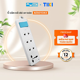 Mua Ổ CẮM công suất lớn AC AES011343 4000W dây 3m  dùng cho bếp điện  bình đun siêu tốc  bảo hành 12 tháng