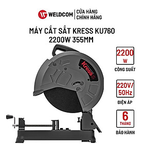 Máy Cắt Sắt KRESS KU760 Có Lưỡi Cắt Sắt Rộng Sắc Bén Công Suất 2200W 355mm